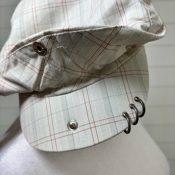 Diesel Off White Flat Cap Newspaper Boy Hat. Size OS-Fits most - Picture 4 of 11